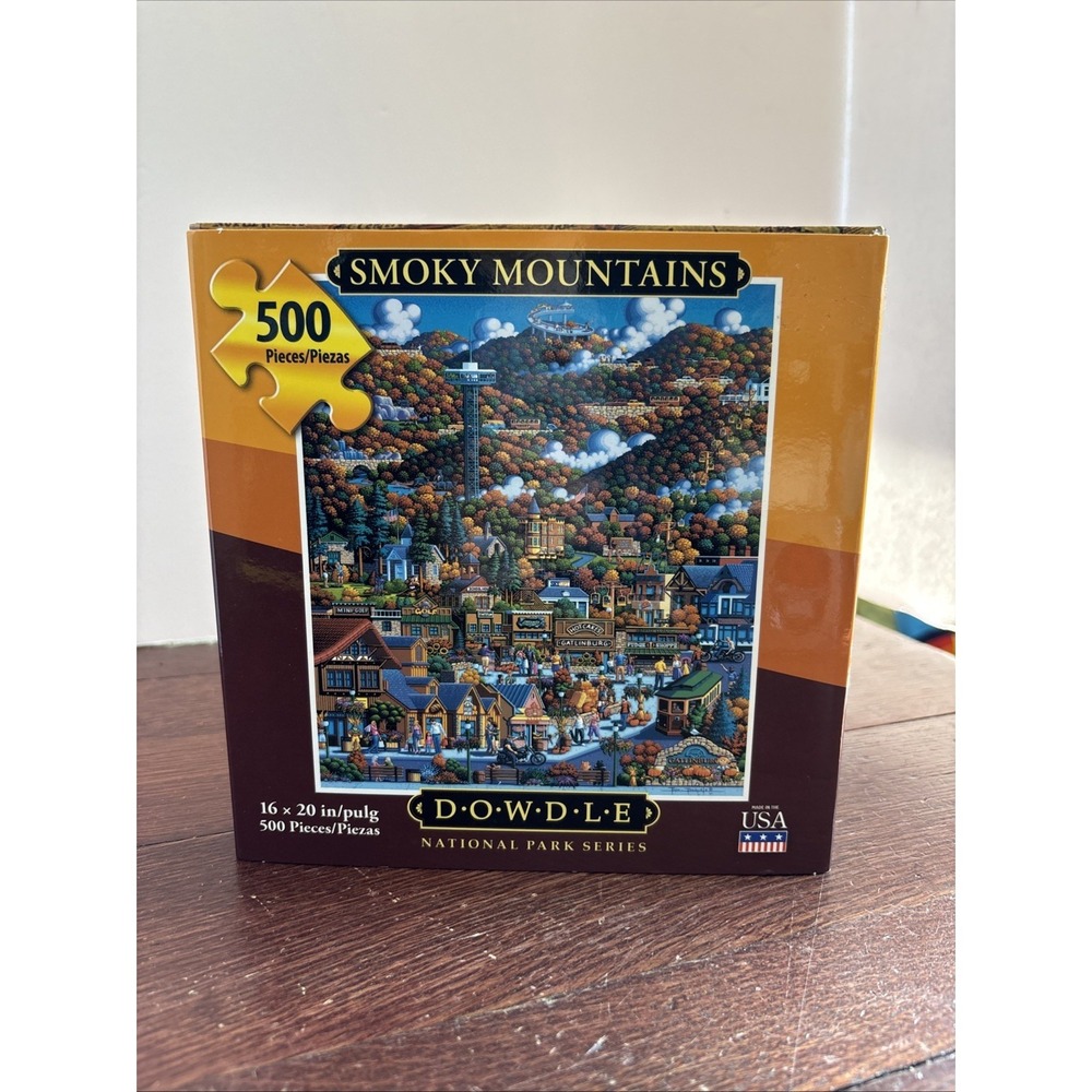 DOWDLE PUZZLES: SMOKY MOUNTAINS -500 Piece Jigsaw Puzzle‎ - NEW
